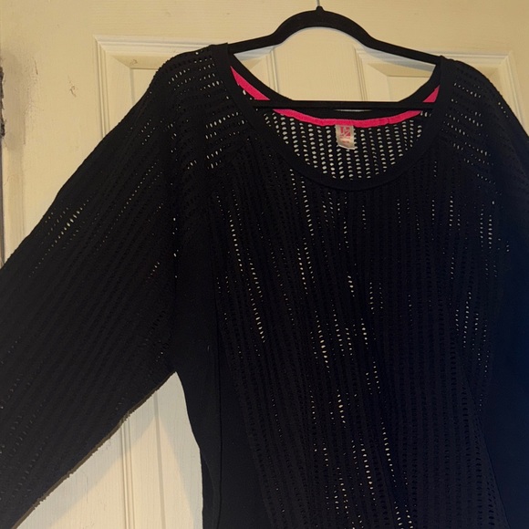 Lane Bryant Black Knit Scoop Neck Sweater - Picture 3 of 3